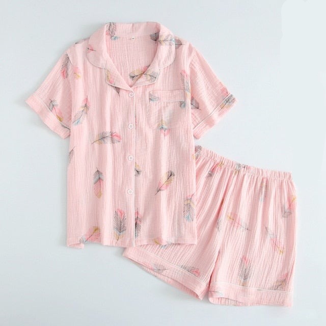 The Short-Sleeved Print Original Pajamas-Original Pajamas