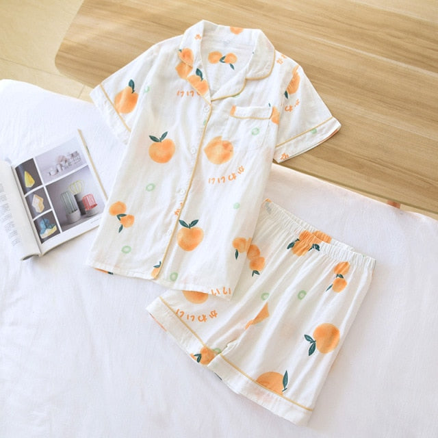 The Various Printed Shorts Pajama Set Original Pajamas-Original Pajamas