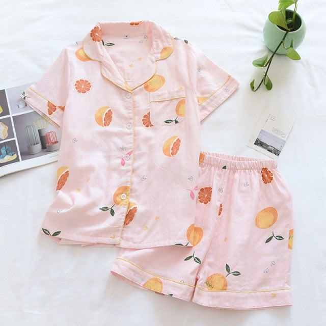 The Various Printed Shorts Pajama Set Original Pajamas-Original Pajamas