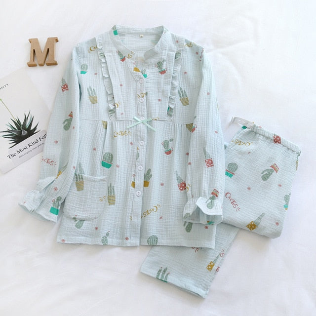 The Multicolor Cacti Original Pajamas-Original Pajamas