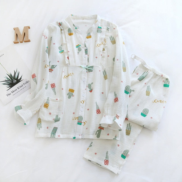 The Multicolor Cacti Original Pajamas-Original Pajamas