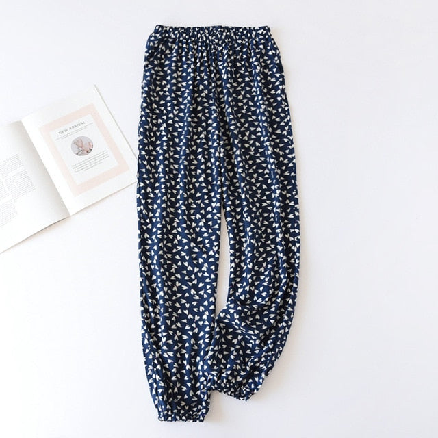 The Floral Print Long Pajama Pants Best Women's Sleepwear-Original Pajamas