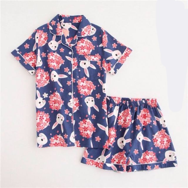 The Spring Printed Shorts 2 Piece Pajamas-Original Pajamas