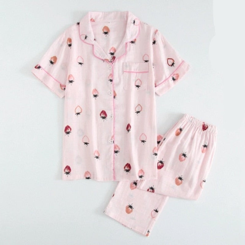 The Tropical Prints 2 Piece Sleepwear Original Pajamas-Original Pajamas
