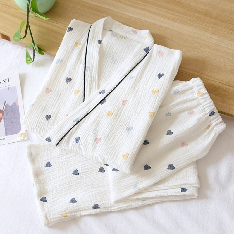 The Heart Kimono Original Pajamas-Original Pajamas