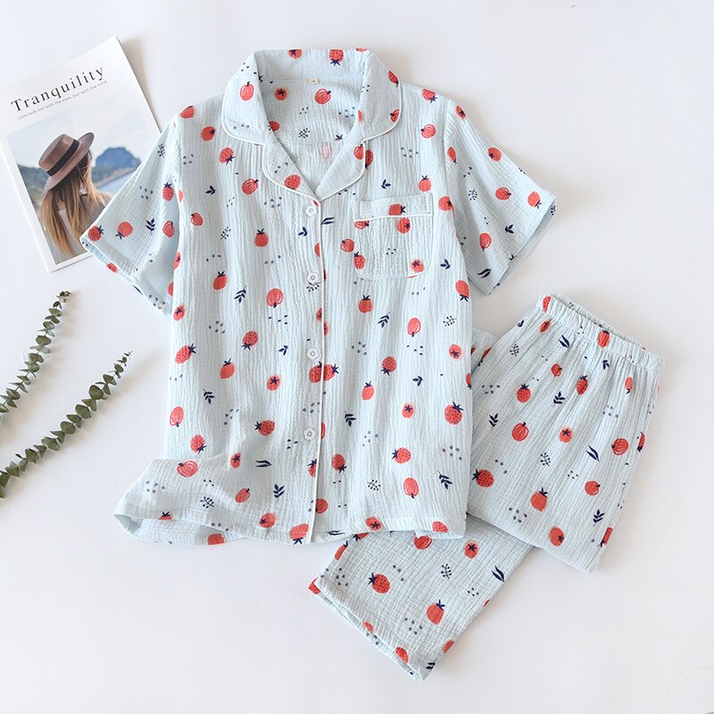 The Cute Fruit Print Pajama Set Original Pajamas-Original Pajamas