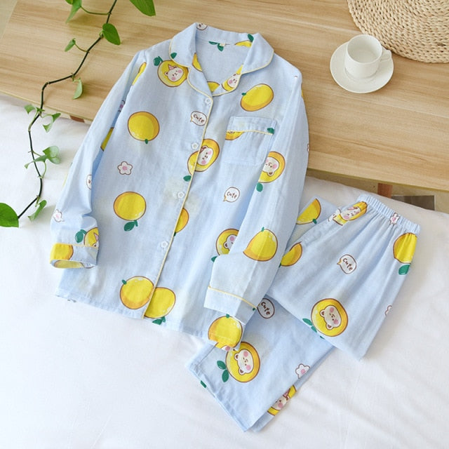 The Spring Fruits and Flowers Original Pajamas-Original Pajamas