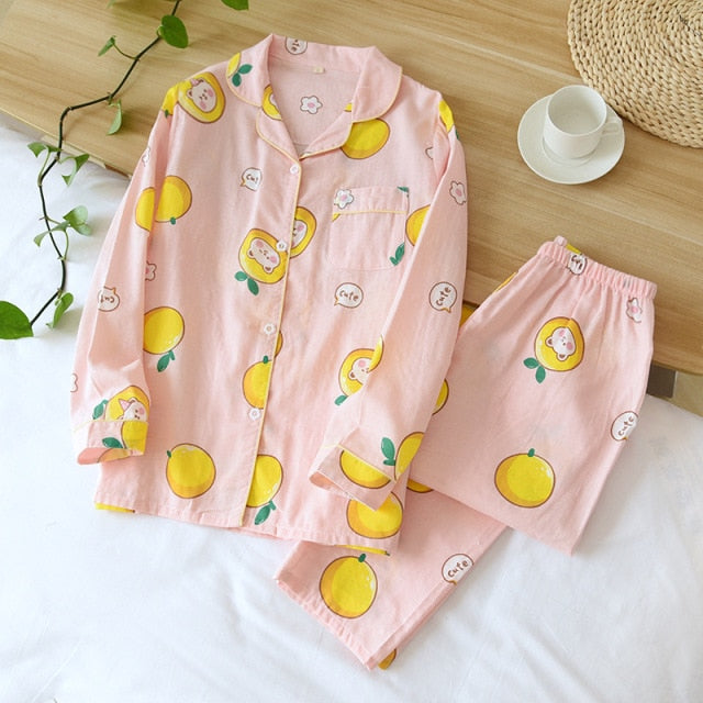 The Spring Fruits and Flowers Original Pajamas-Original Pajamas
