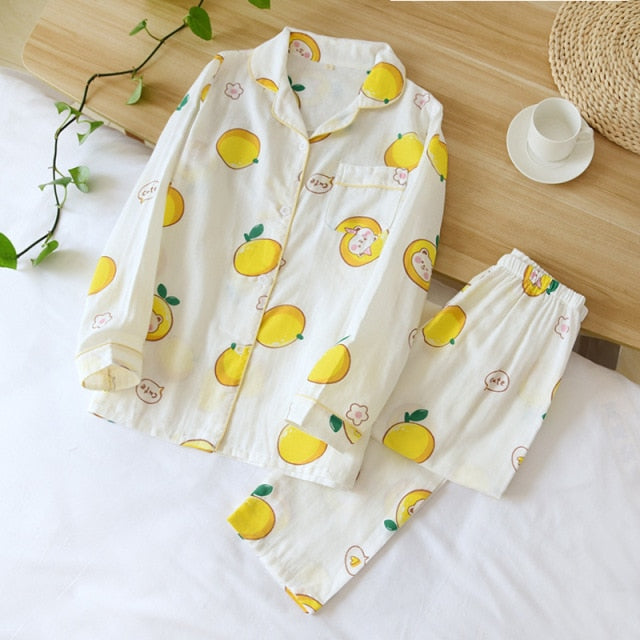 The Spring Fruits and Flowers Original Pajamas-Original Pajamas