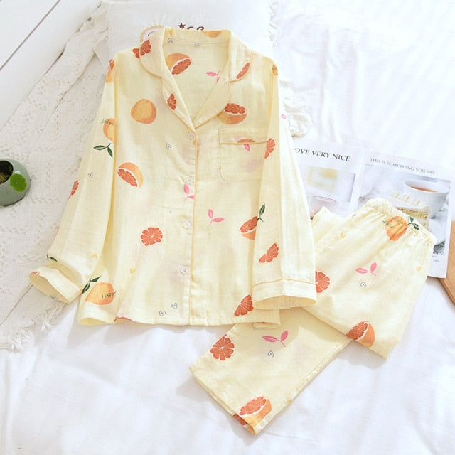 The Spring Fruits and Flowers Original Pajamas-Original Pajamas