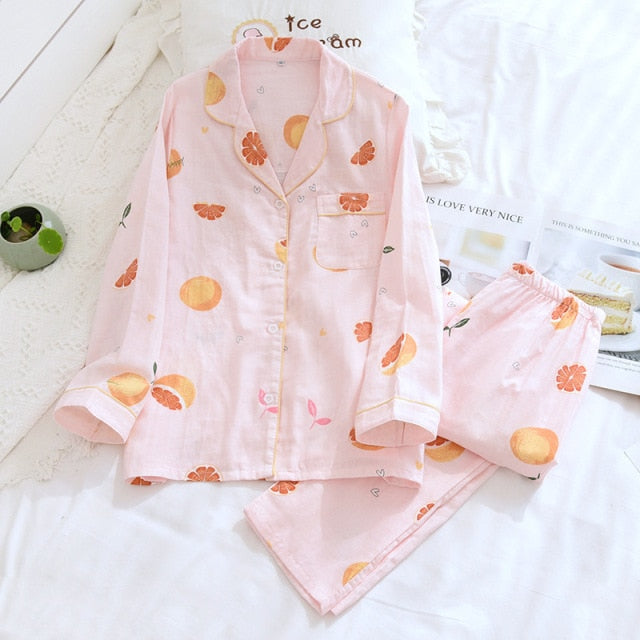 The Spring Fruits and Flowers Original Pajamas-Original Pajamas