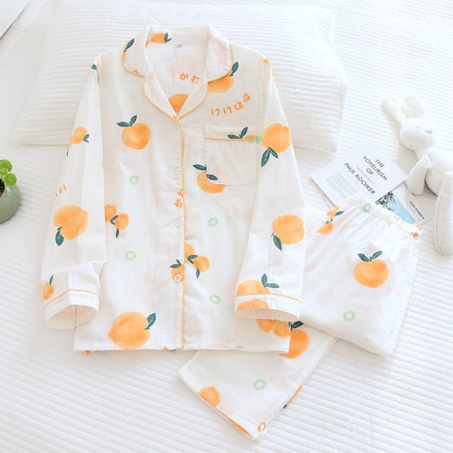 The Spring Fruits and Flowers Original Pajamas-Original Pajamas