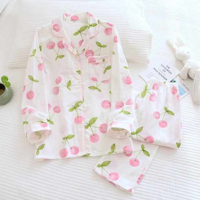 The Spring Fruits and Flowers Original Pajamas-Original Pajamas