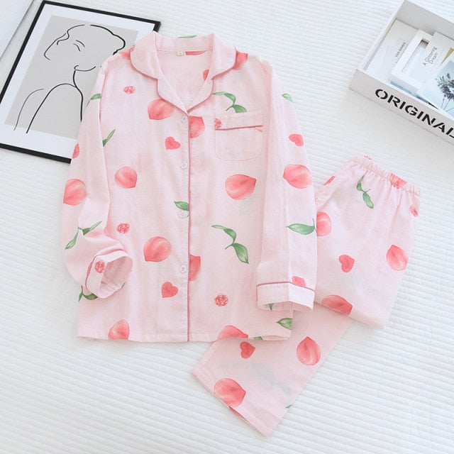 The Spring Fruits and Flowers Original Pajamas-Original Pajamas