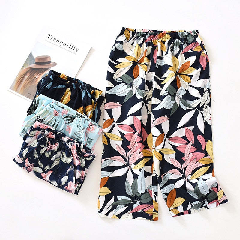 The Calf Length Pajama Shorts Best Comfy Pajamas-Original Pajamas