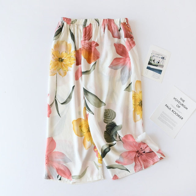 The Calf Length Pajama Shorts Best Comfy Pajamas-Original Pajamas