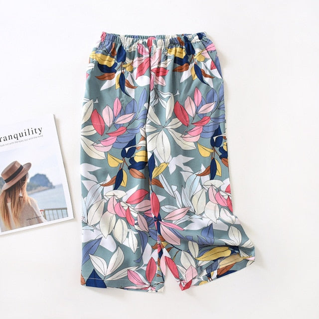 The Calf Length Pajama Shorts Best Comfy Pajamas-Original Pajamas