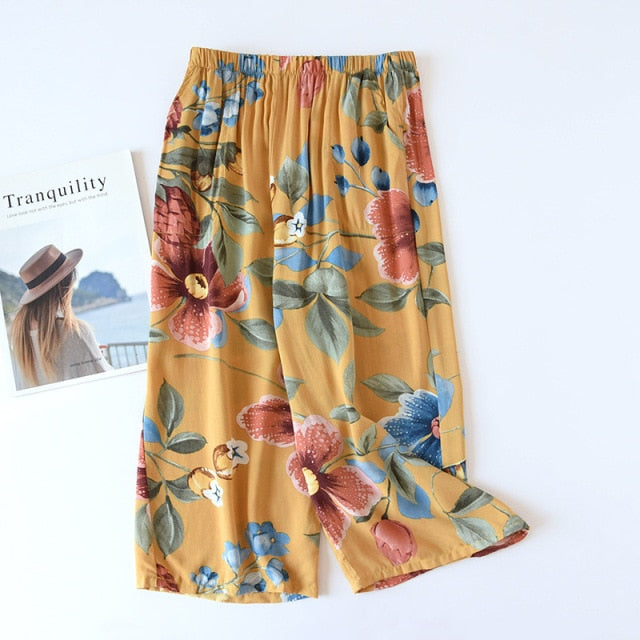 The Calf Length Pajama Shorts Best Comfy Pajamas-Original Pajamas