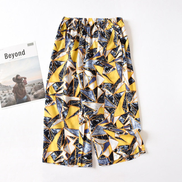 The Calf Length Pajama Shorts Best Comfy Pajamas-Original Pajamas