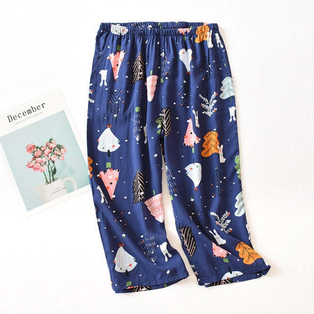 The Calf Length Pajama Shorts Best Comfy Pajamas-Original Pajamas