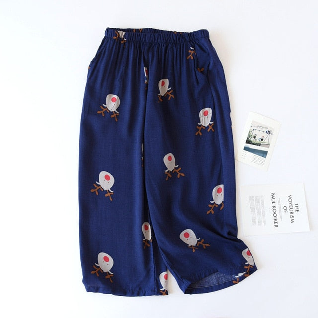 The Calf Length Pajama Shorts Best Comfy Pajamas-Original Pajamas