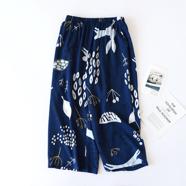 The Calf Length Pajama Shorts Best Comfy Pajamas-Original Pajamas