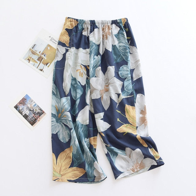 The Calf Length Pajama Shorts Best Comfy Pajamas-Original Pajamas