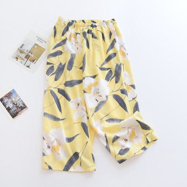 The Calf Length Pajama Shorts Best Comfy Pajamas-Original Pajamas