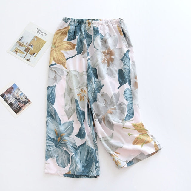 The Calf Length Pajama Shorts Best Comfy Pajamas-Original Pajamas