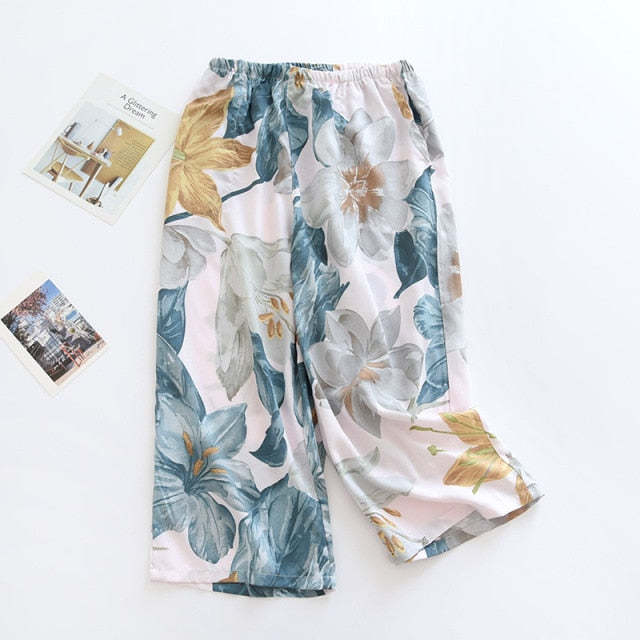 The Calf Length Pajama Shorts Best Comfy Pajamas-Original Pajamas