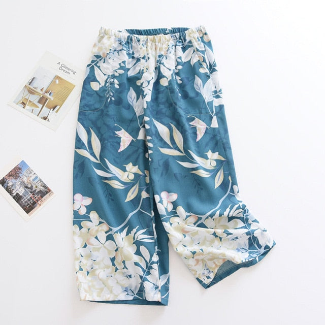 The Calf Length Pajama Shorts Best Comfy Pajamas-Original Pajamas