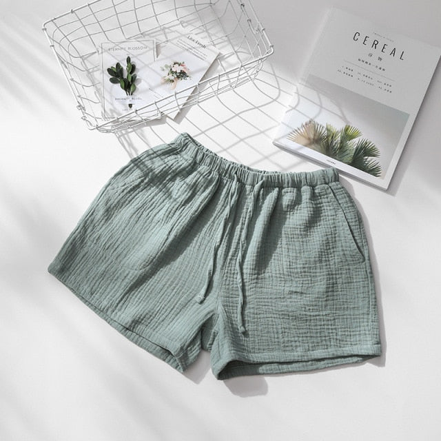 The Solid Cotton Pajama Shorts Original Pajamas-Original Pajamas