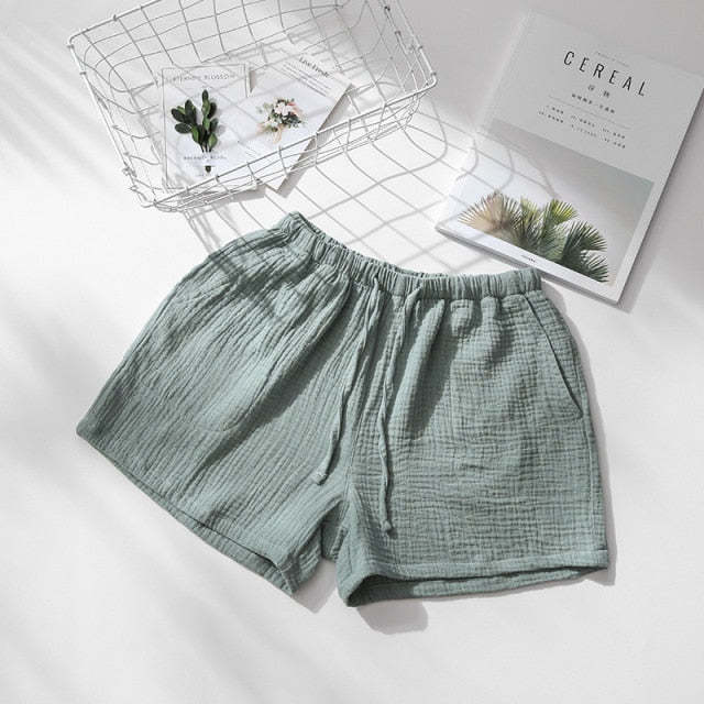 The Solid Cotton Pajama Shorts Original Pajamas-Original Pajamas