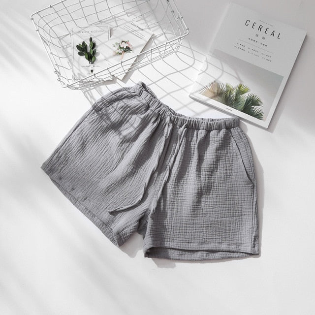 The Solid Cotton Pajama Shorts Original Pajamas-Original Pajamas