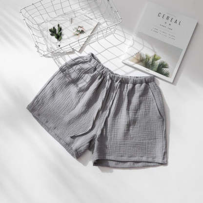 The Solid Cotton Pajama Shorts Original Pajamas-Original Pajamas