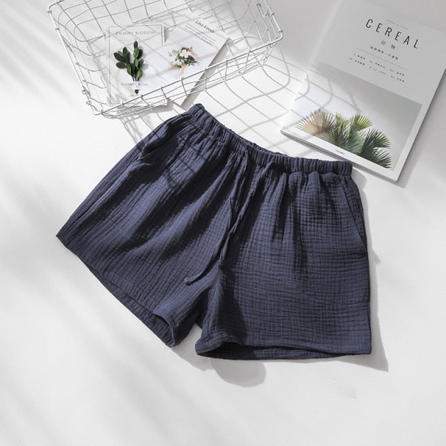 The Solid Cotton Pajama Shorts Original Pajamas-Original Pajamas