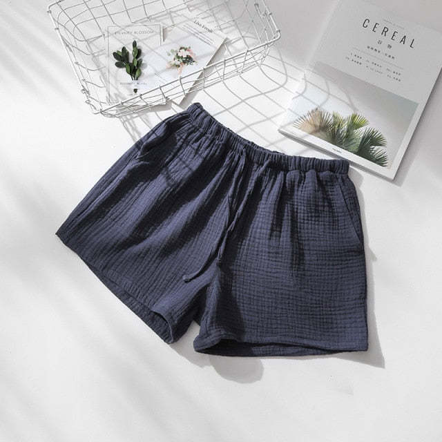 The Solid Cotton Pajama Shorts Original Pajamas-Original Pajamas