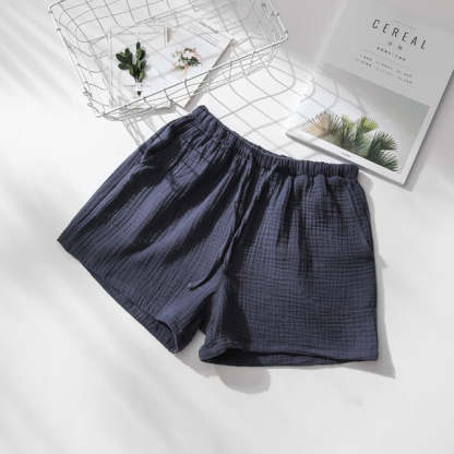 The Solid Cotton Pajama Shorts Original Pajamas-Original Pajamas