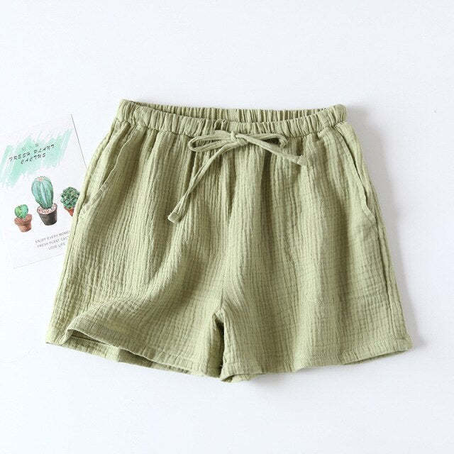 The Solid Cotton Pajama Shorts Original Pajamas-Original Pajamas