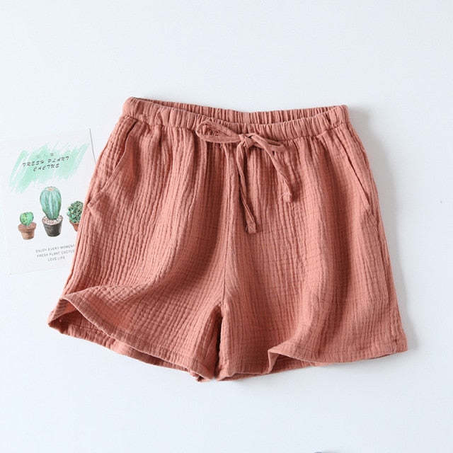 The Solid Cotton Pajama Shorts Original Pajamas-Original Pajamas