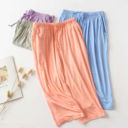 The Solid Colors Modal Loose Pajama Pants Best Rated Women's Pajamas-Original Pajamas