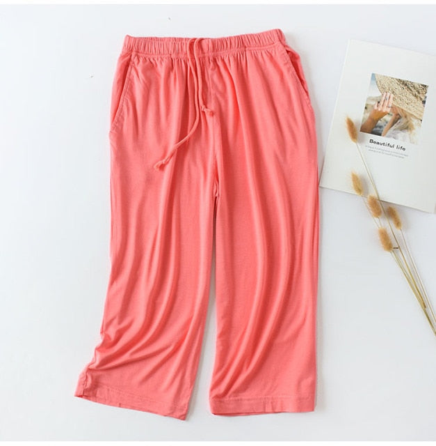 The Solid Colors Modal Loose Pajama Pants Best Rated Women's Pajamas-Original Pajamas