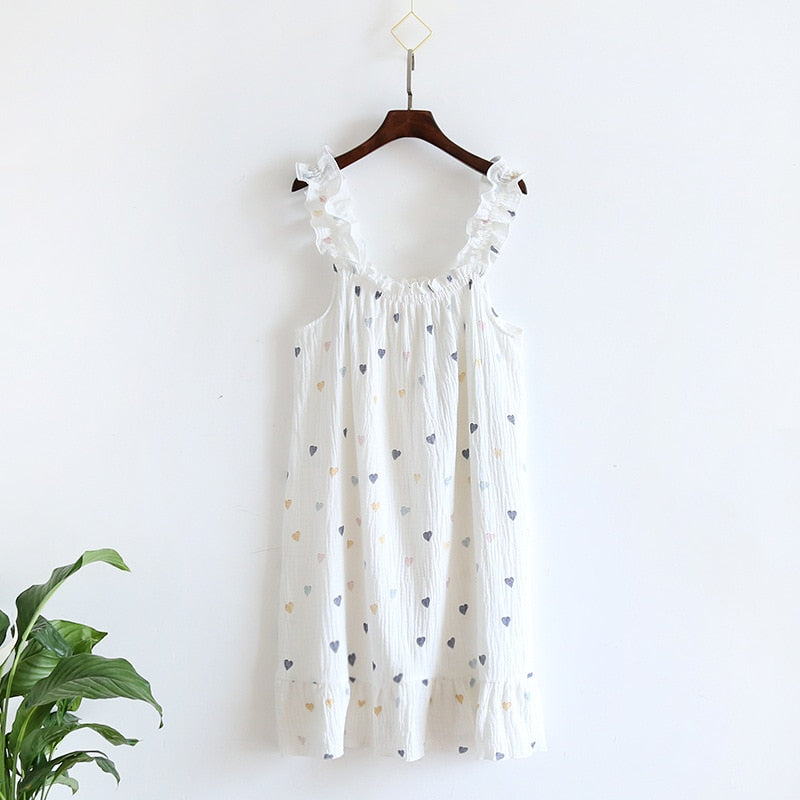 The Ruched Summertime Solid Original Pajamas Beautiful Sleepwear-Original Pajamas
