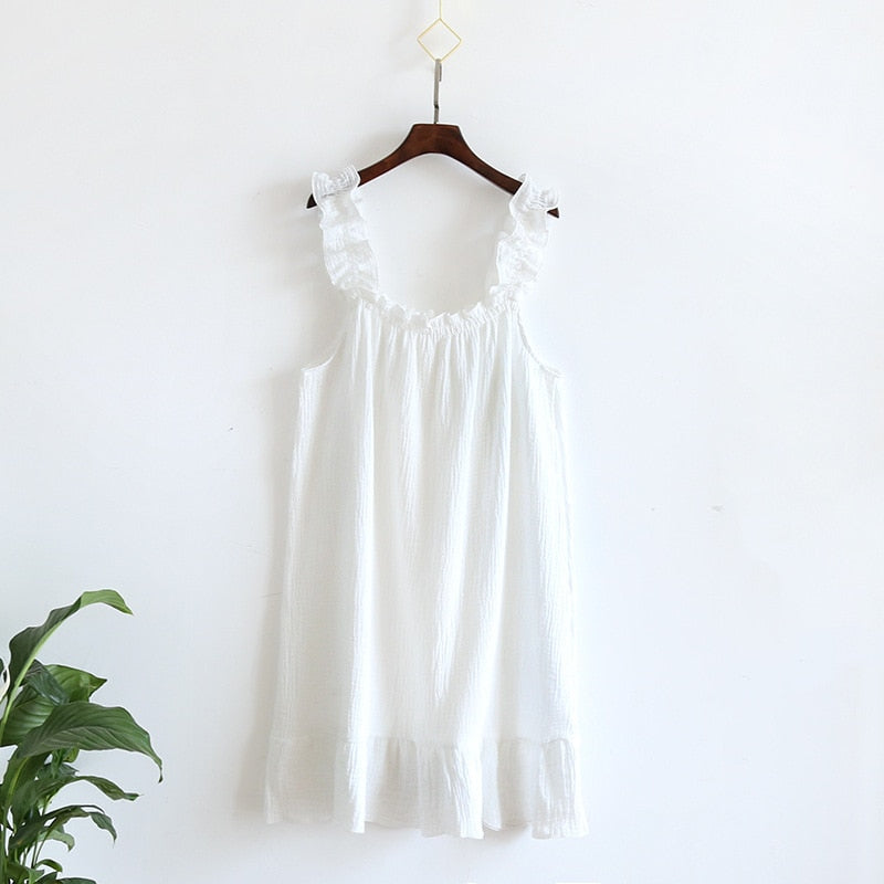 The Ruched Summertime Solid Original Pajamas Beautiful Sleepwear-Original Pajamas