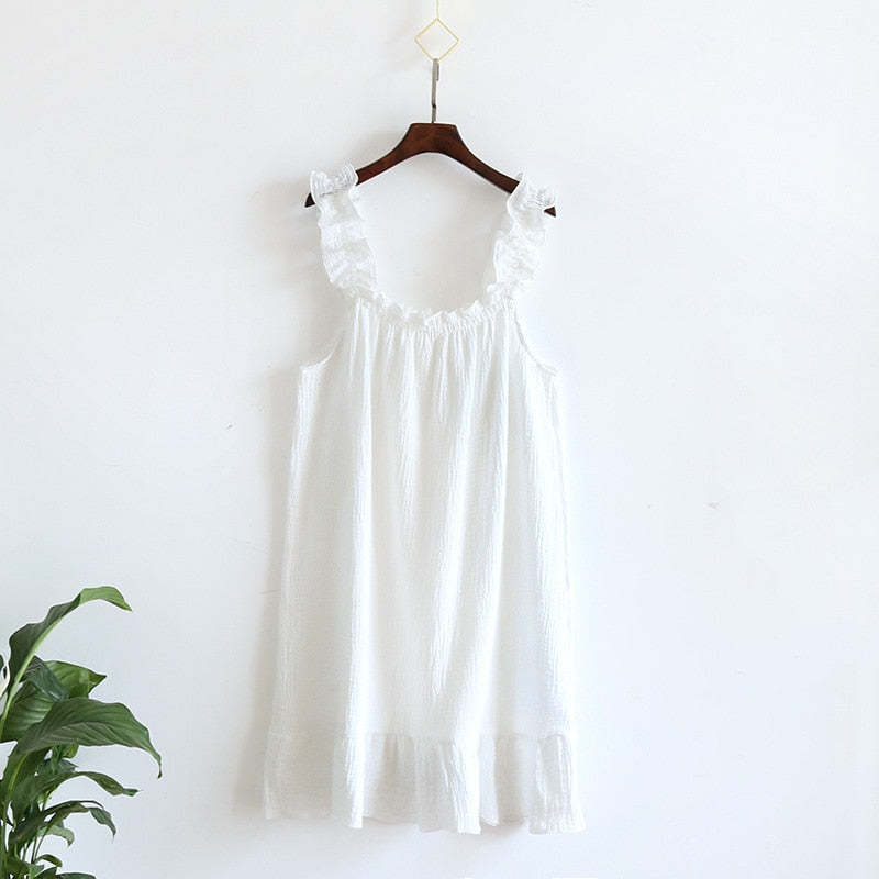 The Ruched Summertime Solid Original Pajamas Beautiful Sleepwear-Original Pajamas