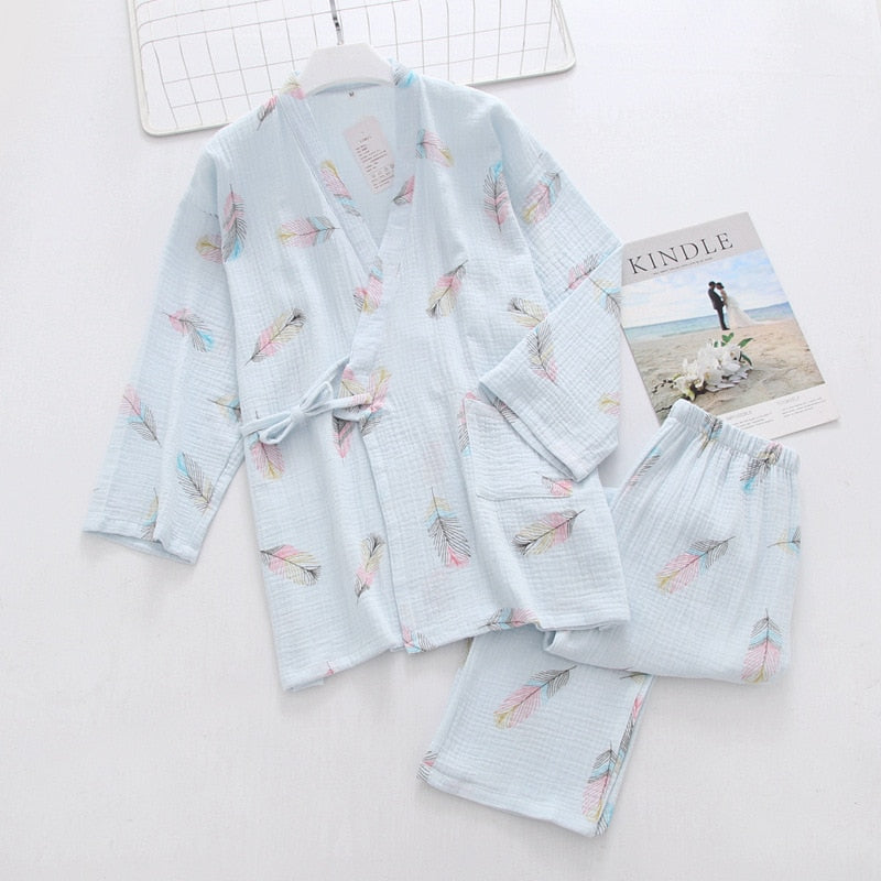 The Feathered Kimono Original Pajamas-Original Pajamas