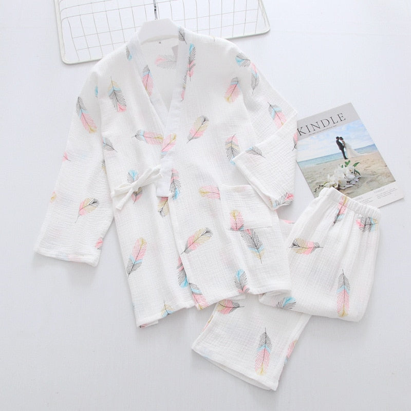 The Feathered Kimono Original Pajamas-Original Pajamas