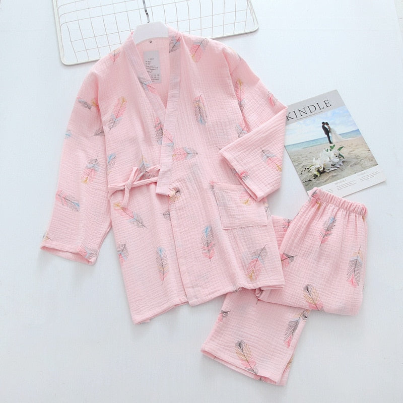 The Feathered Kimono Original Pajamas-Original Pajamas
