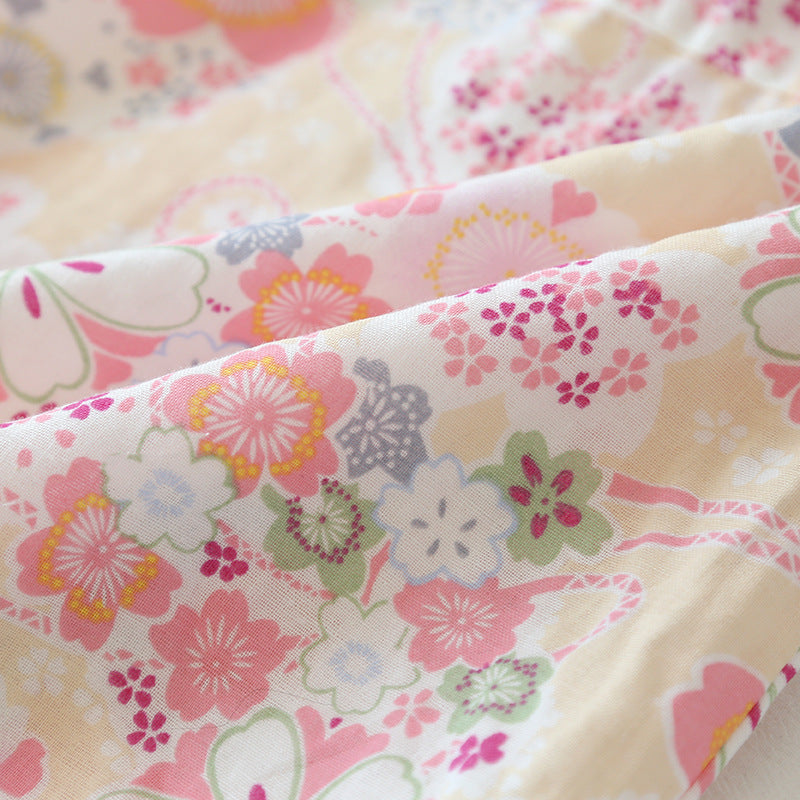 The Retro Floral Solid Original Pajamas-Original Pajamas