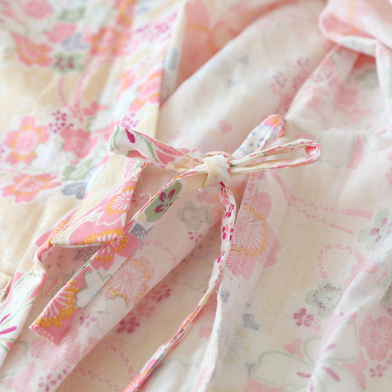 The Retro Floral Solid Original Pajamas-Original Pajamas